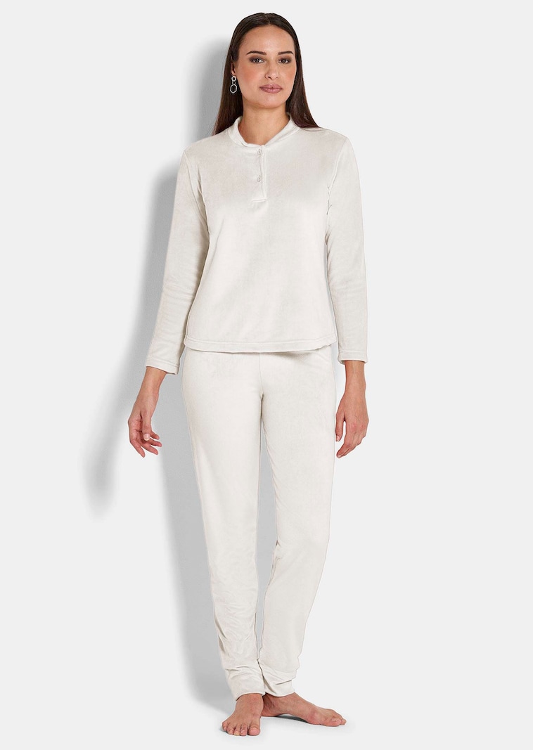 Tenue d'intérieur en micro-polaire au toucher velouté