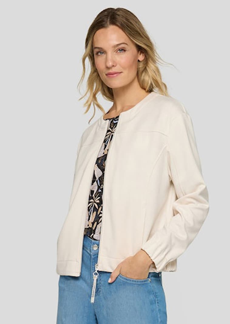 Blouson aus Jersey mit Reissverschluss
