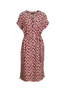 Gedess. jurk met strikceintuurtje thumbnail 6