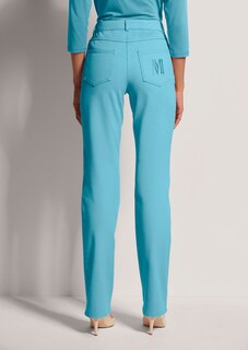 M-Jeans in gerader Form mit Logo-Stickerei thumbnail 4