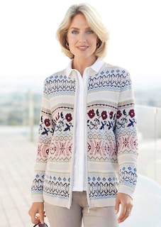Schitterend tricot jasje met ajourpatroon thumbnail 5