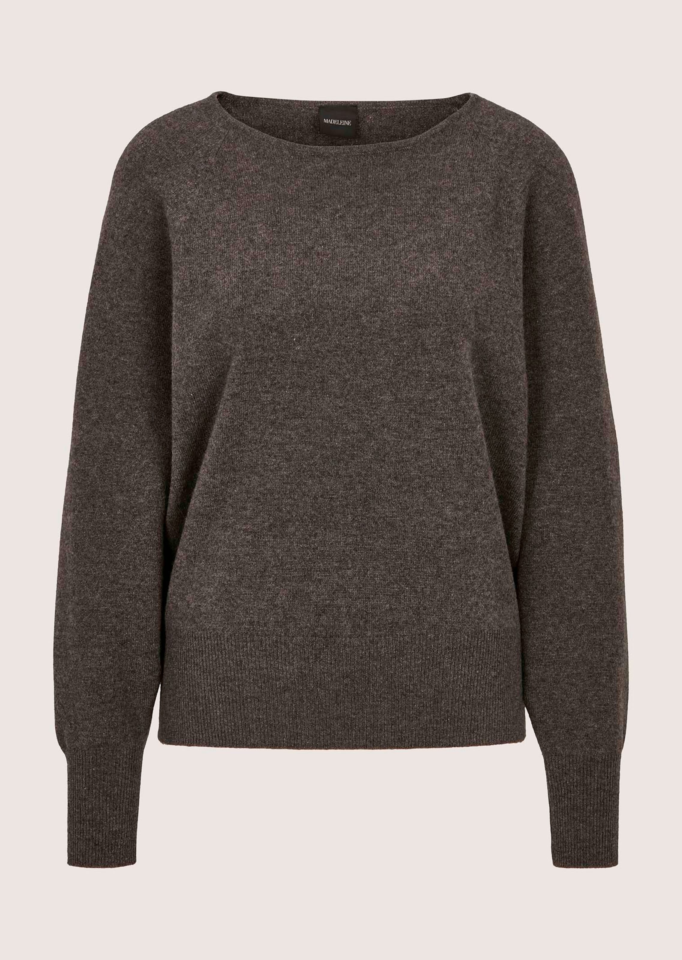 Kaschmirpullover mit Fledermausärmeln