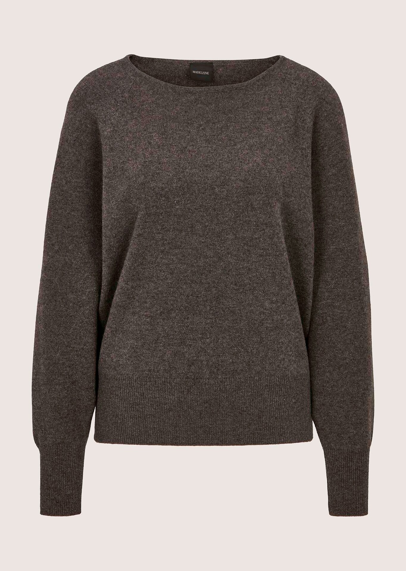 Kaschmirpullover mit Fledermausärmeln