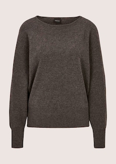 Kaschmirpullover mit Fledermausärmeln thumbnail 7