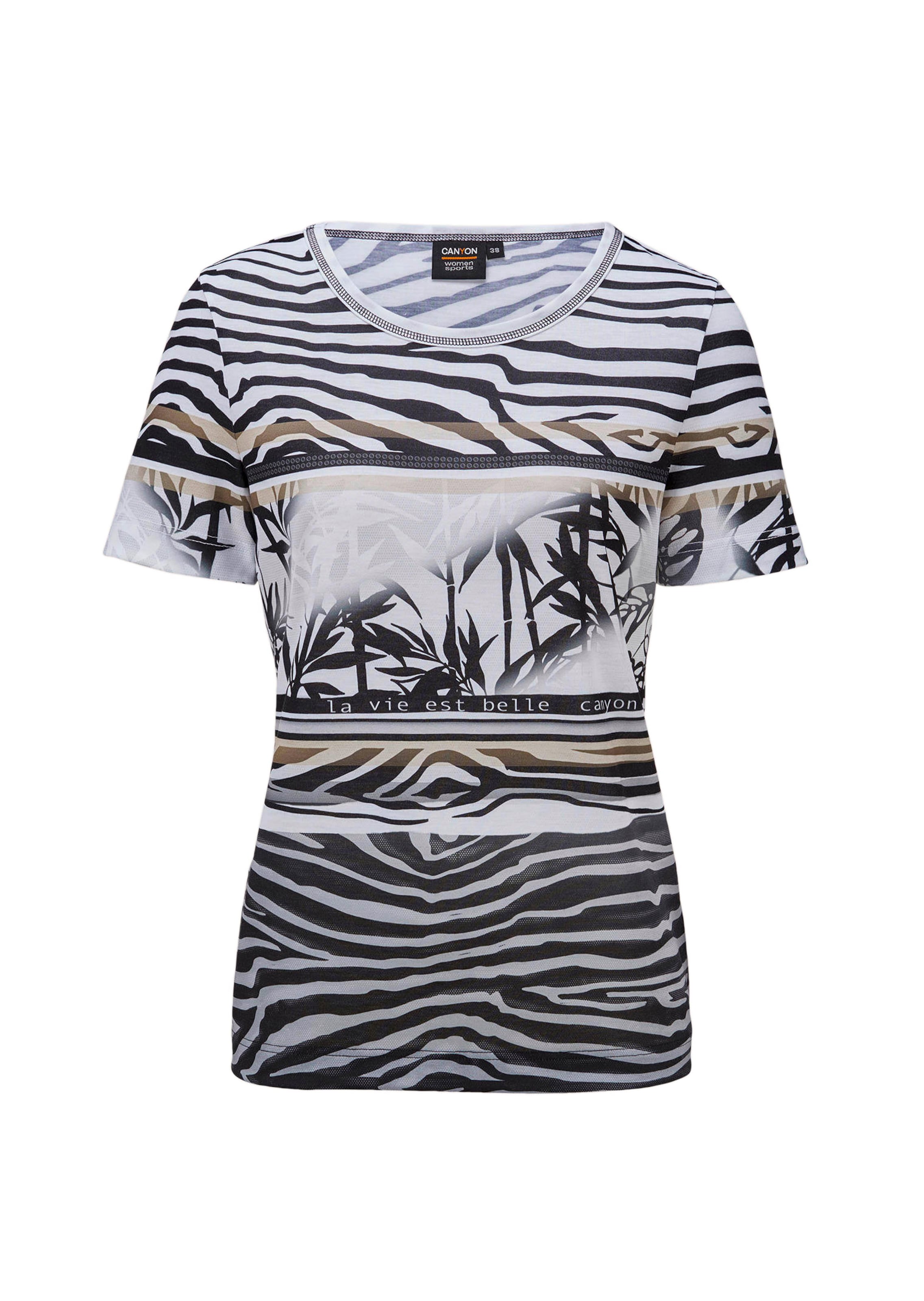 Jersey shirt met animal-print