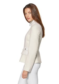 Jacke mit wattiertem Steppeinsatz und Schößchen thumbnail 5