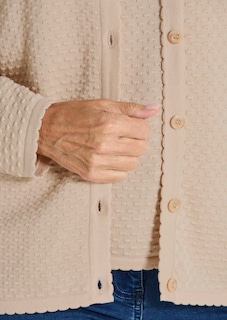 Veste en tricot avec motif à pois thumbnail 5