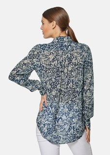 Hemdbluse mit trendstarkem Unikat-Print thumbnail 4