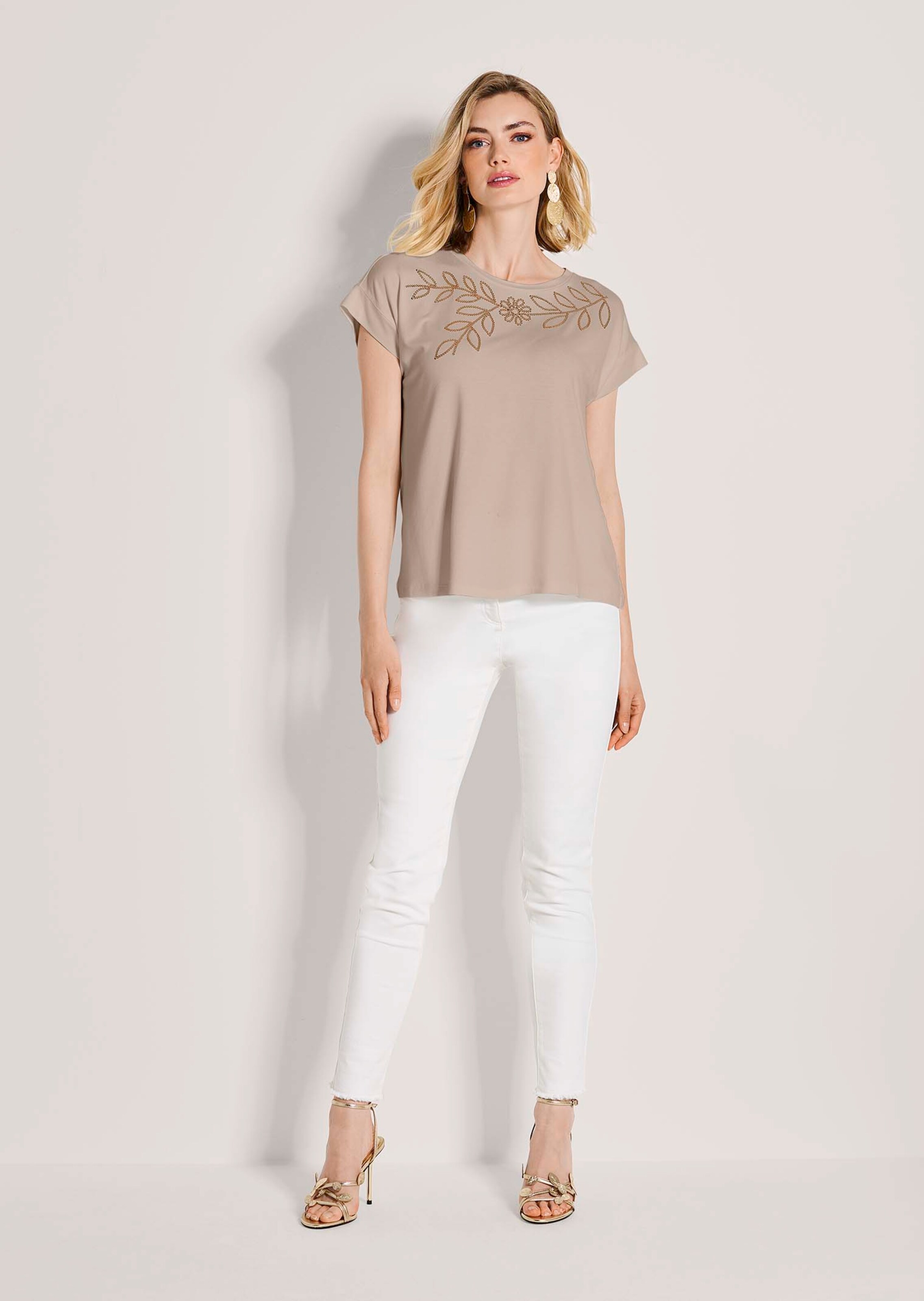 T-shirt avec motif en sequins thumbnail 3