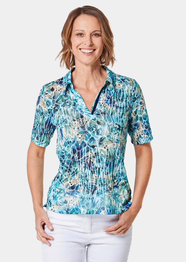 Huidvriendelijk gedessineerd poloshirt