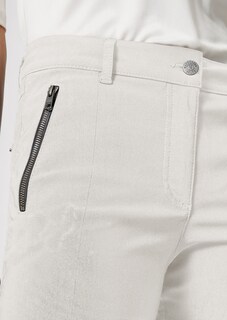 Skinny fit trousers with zip pockets thumbnail 6
