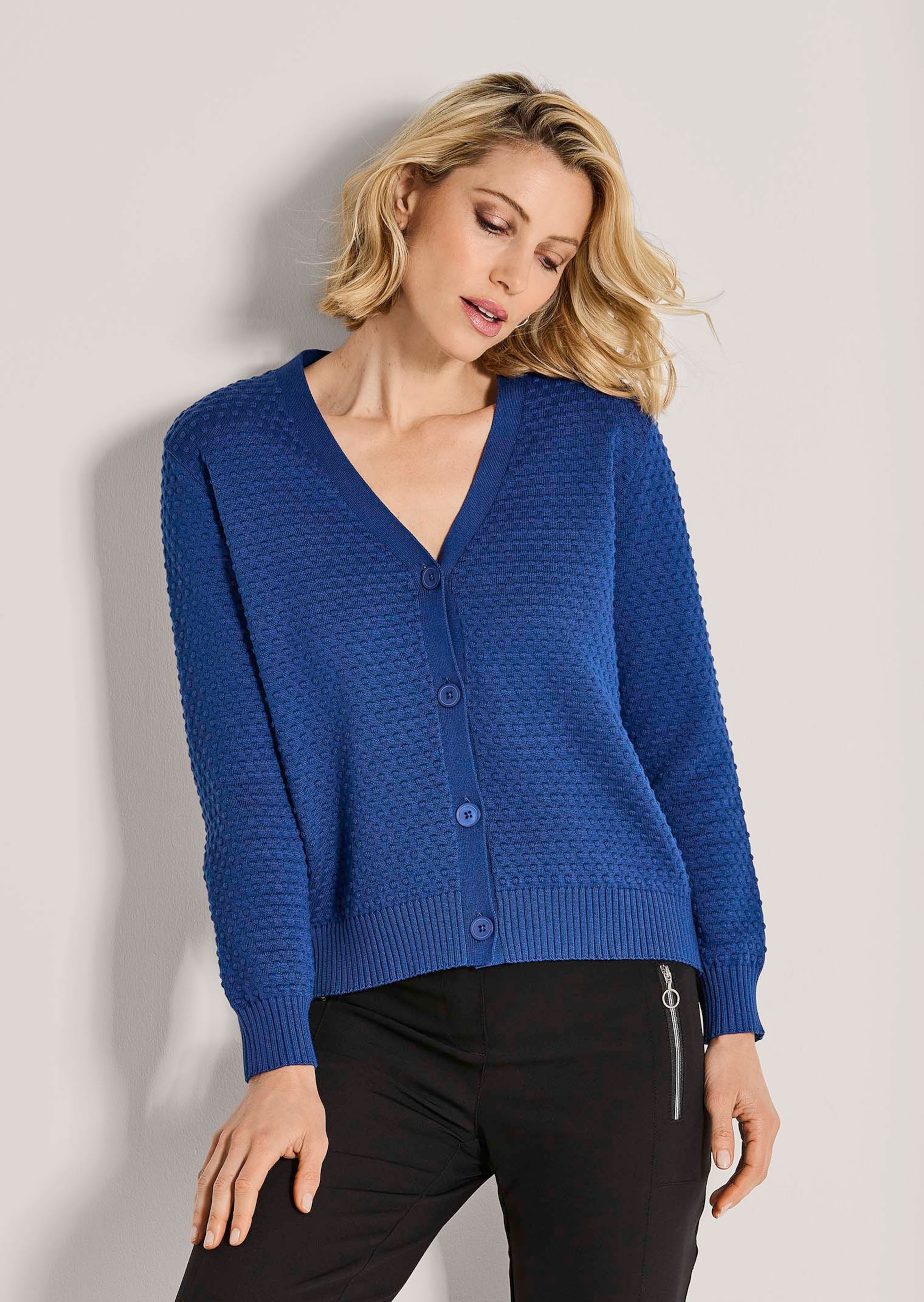 Strickjacke aus reiner Baumwolle