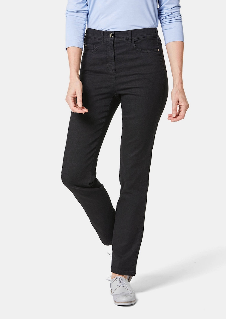 Schmale High-Stretch-Jeans LOUISA
