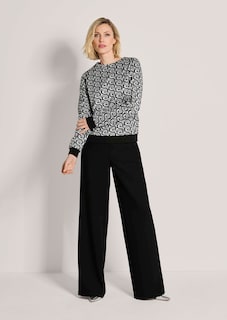 Sweatshirt mit Retro-Muster thumbnail 3