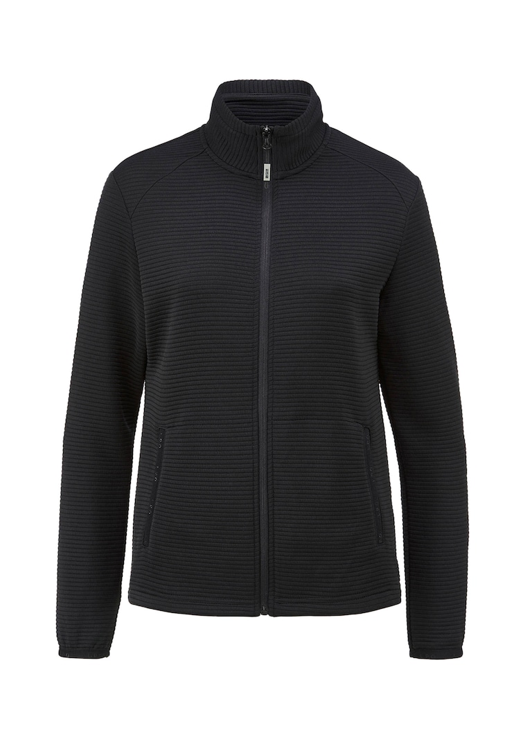 Veste de loisirs en maille côtelée