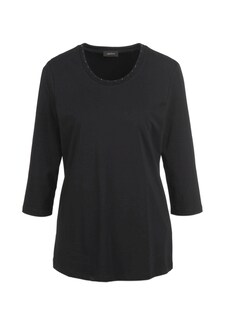 Geschmücktes Rundhalsshirt aus Pima-Baumwolle thumbnail 4