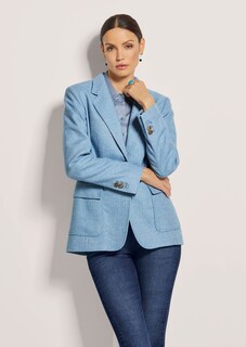 Langer Blazer mit hohem Wollanteil thumbnail 2
