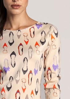 Jersey shirt met schoenprint thumbnail 6