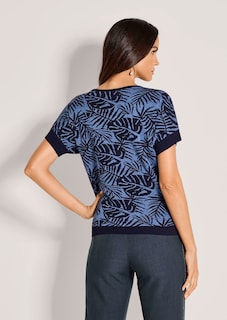 Pull léger en jacquard floral thumbnail 4