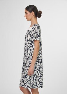Sleepshirt mit Spitzeneinsatz und abstraktem Floralprint thumbnail 5