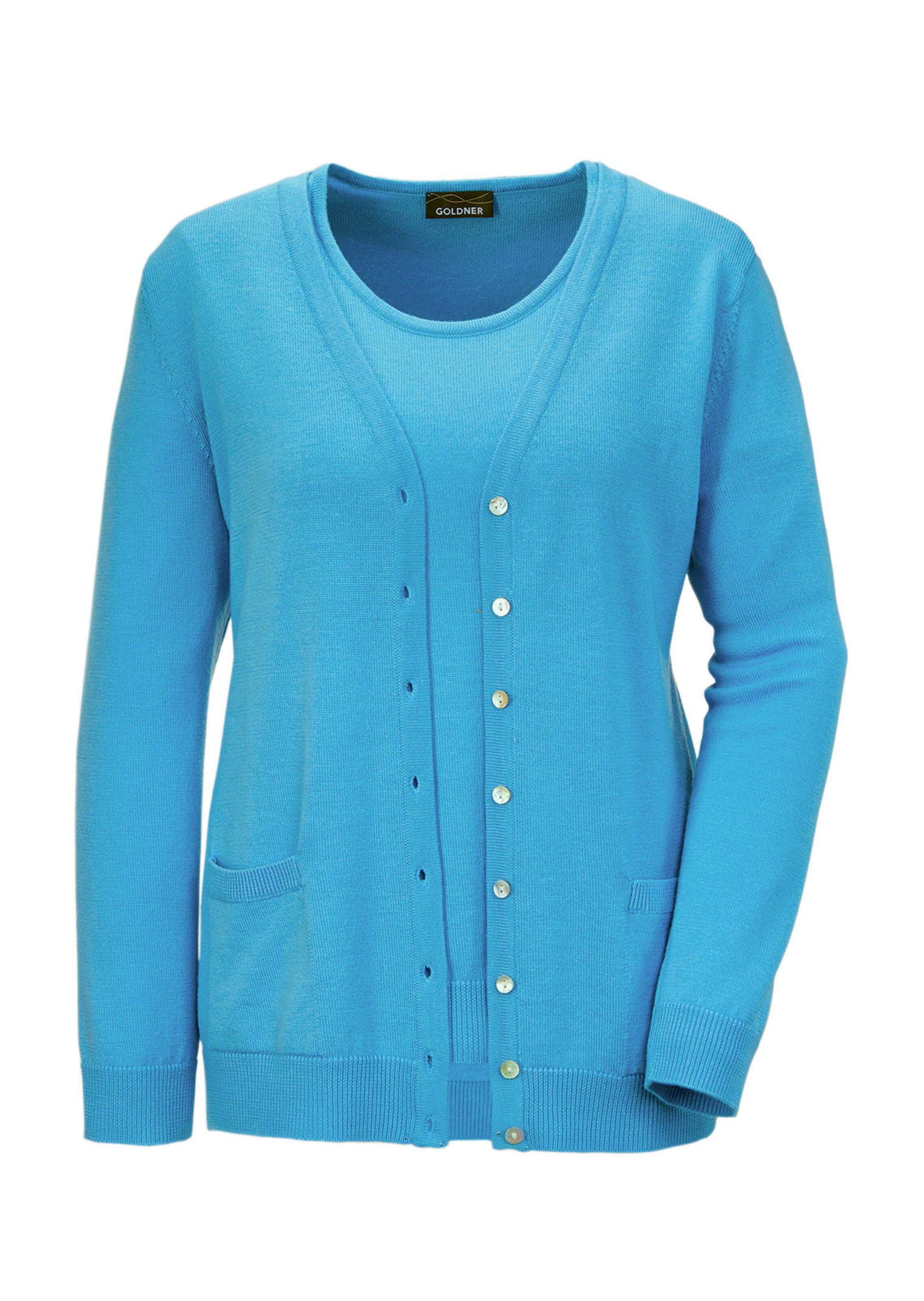 Strick-Twinset aus Merino-Schurwolle