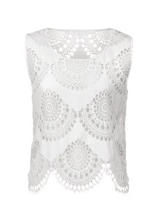 Top en dentelle avec broderie ajourée thumbnail 4