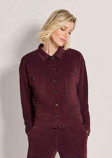 Oversize Hemdbluse mit aufgesetzten Taschen thumbnail 2