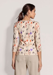Jersey shirt met schoenprint thumbnail 4