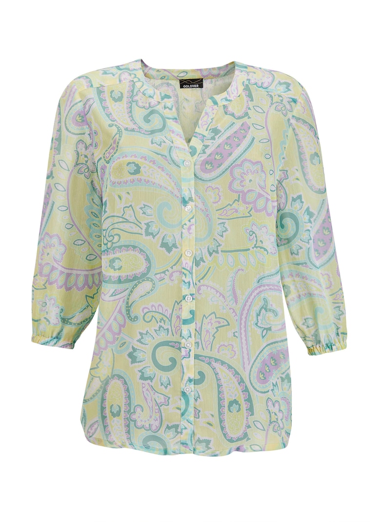 Druckbluse mit Paisley-Muster