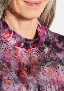 Jersey-Shirt mit Glanzdetails thumbnail 5