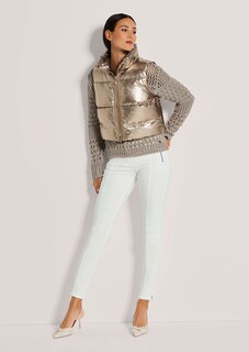 Gilet matelassé court style métallisé thumbnail 3