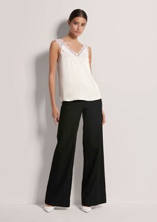 Top en satin avec dentelle thumbnail 3