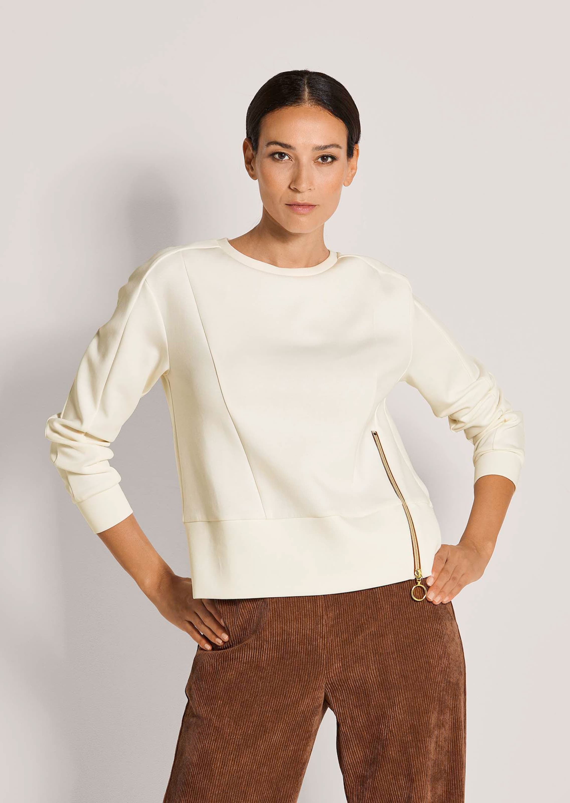 Sweatshirt mit Reißverschluss