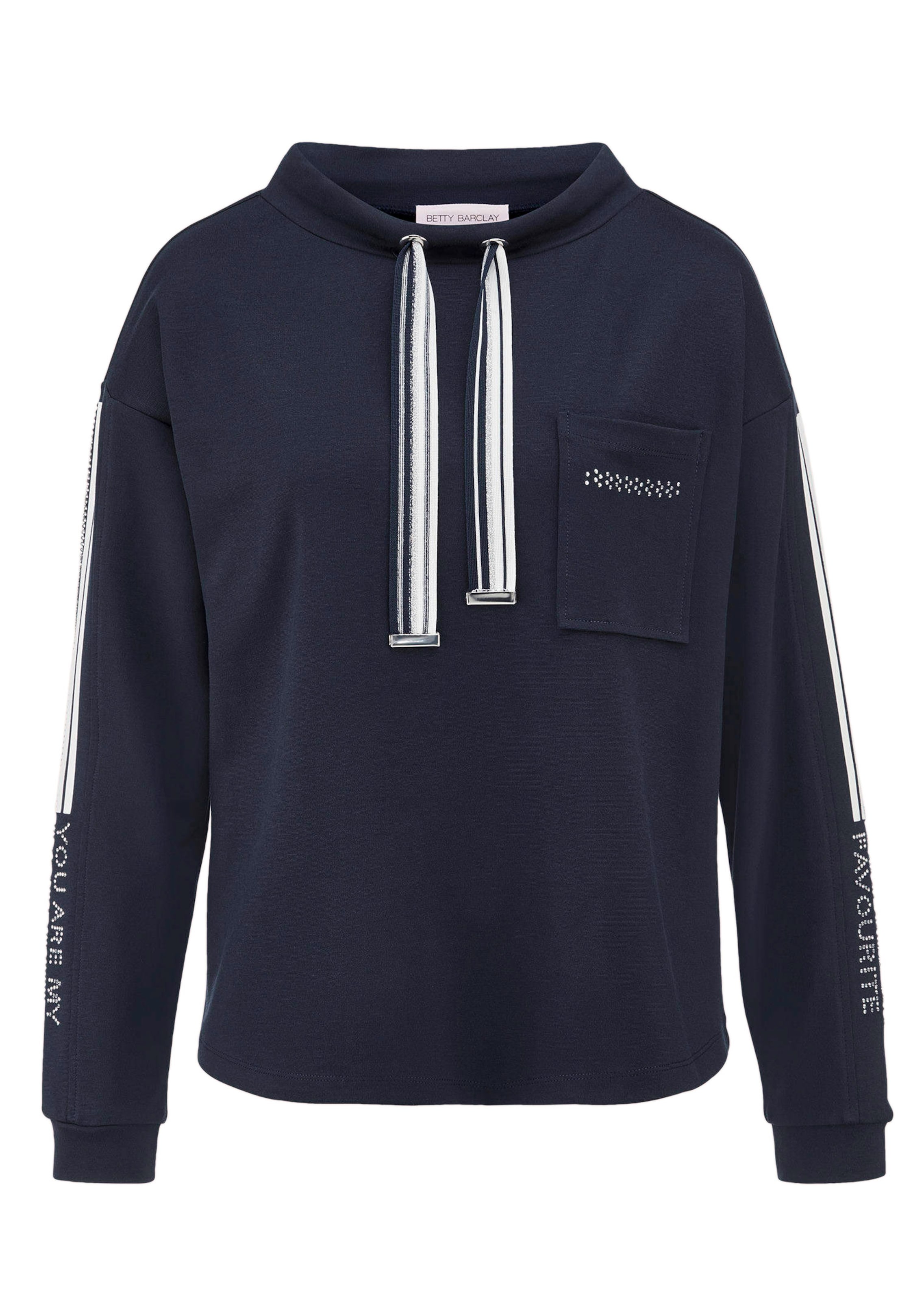 Sweatshirt mit Glitzer-Details