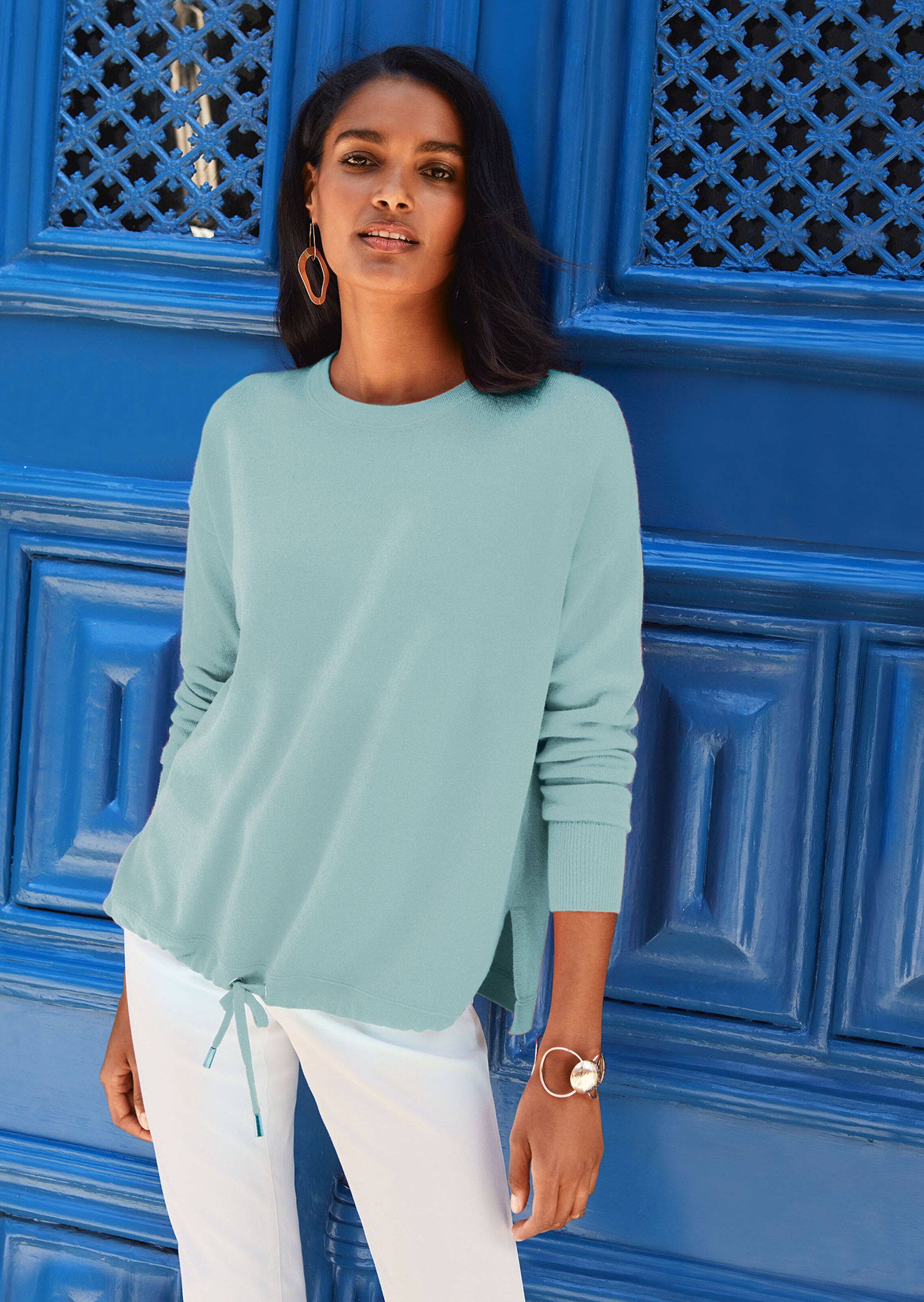 Boxy cashmere jumper