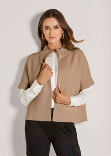 Kurze Strickjacke in Cape-Form thumbnail 2