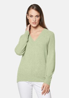 Kaschmir-Pullover mit Rippdetails thumbnail 2