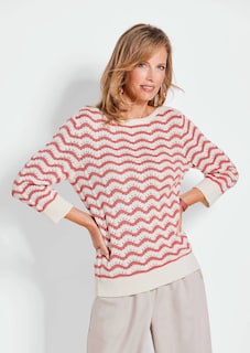 Strickpullover mit 3/4-Arm thumbnail 1