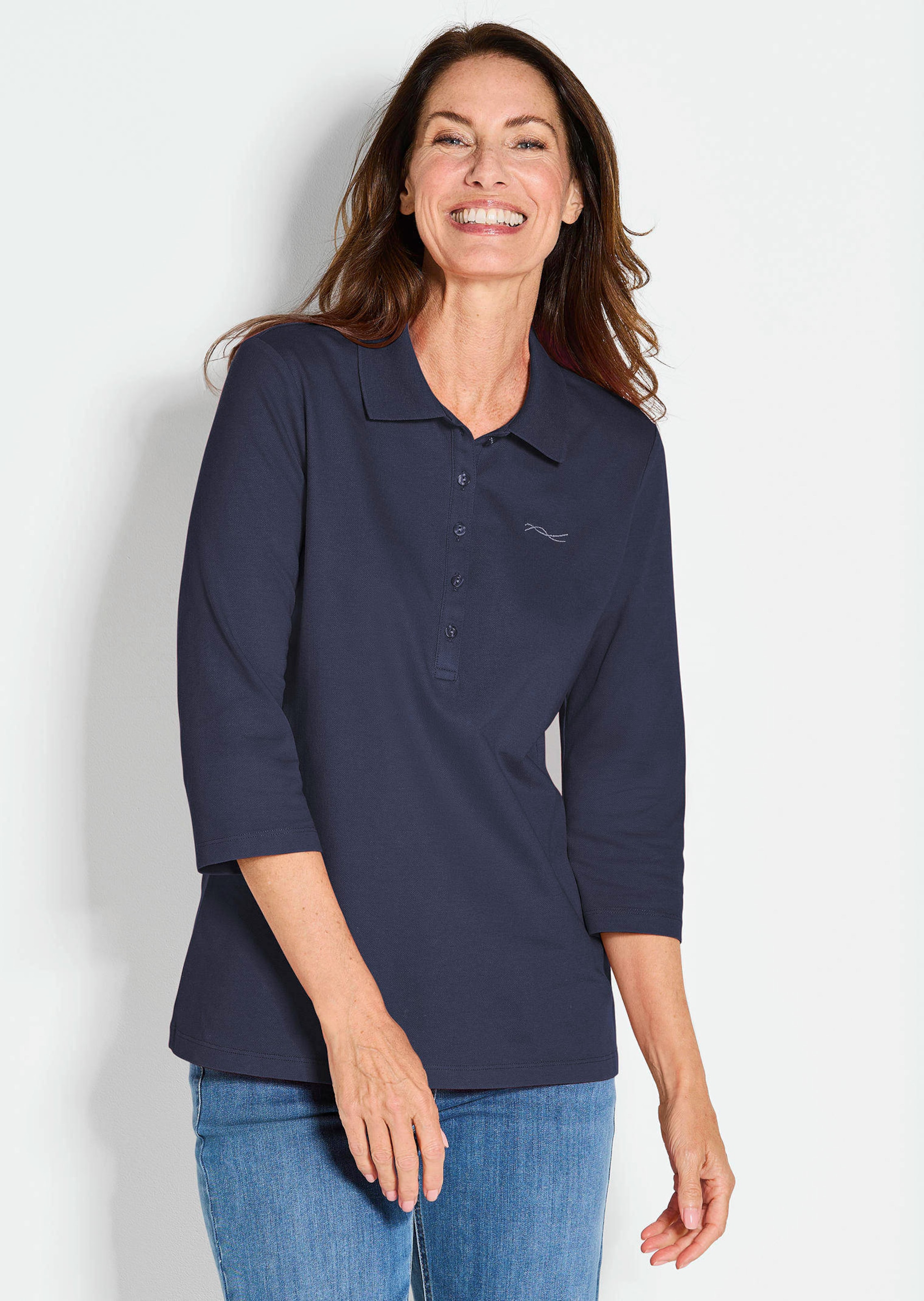 Poloshirt van eersteklas piquéstof