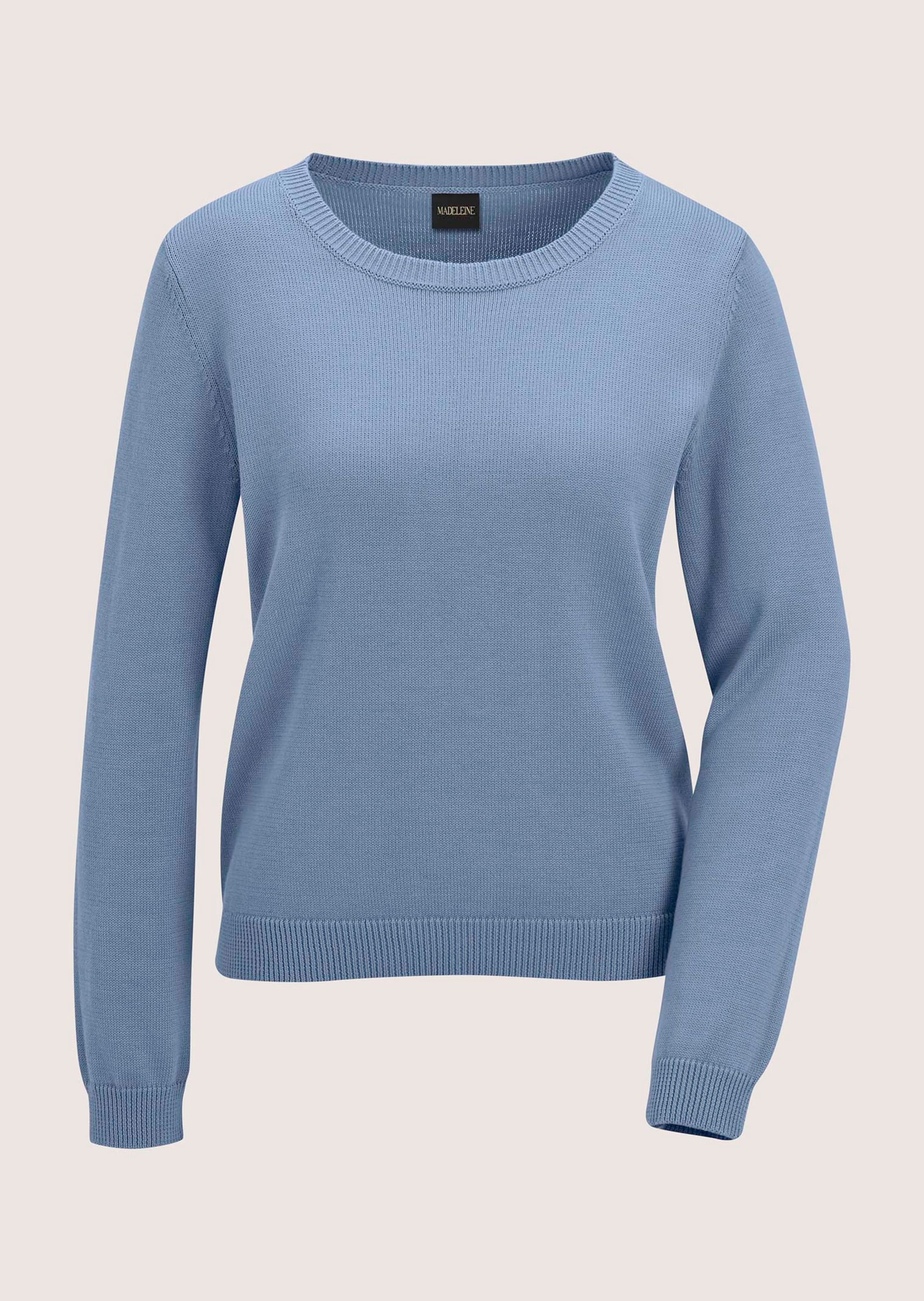 Feinstrick-Pullover aus reiner Baumwolle
