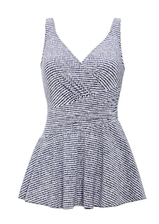 Maillot de bain style cache-cœur avec jupette thumbnail 4
