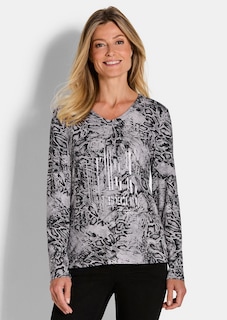 T-shirt avec imprimé animalier thumbnail 1