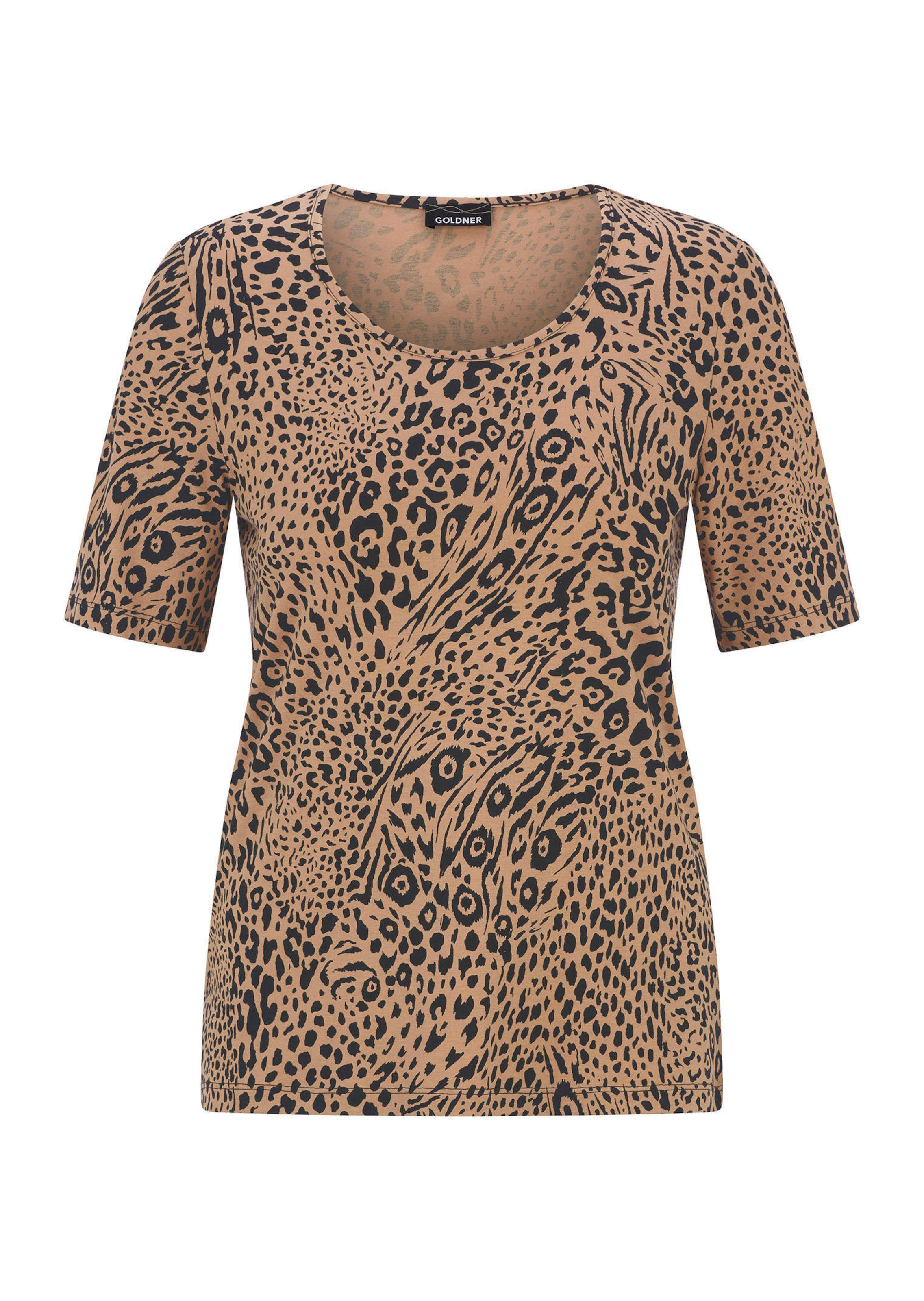 Jersey shirt met luipaardprint