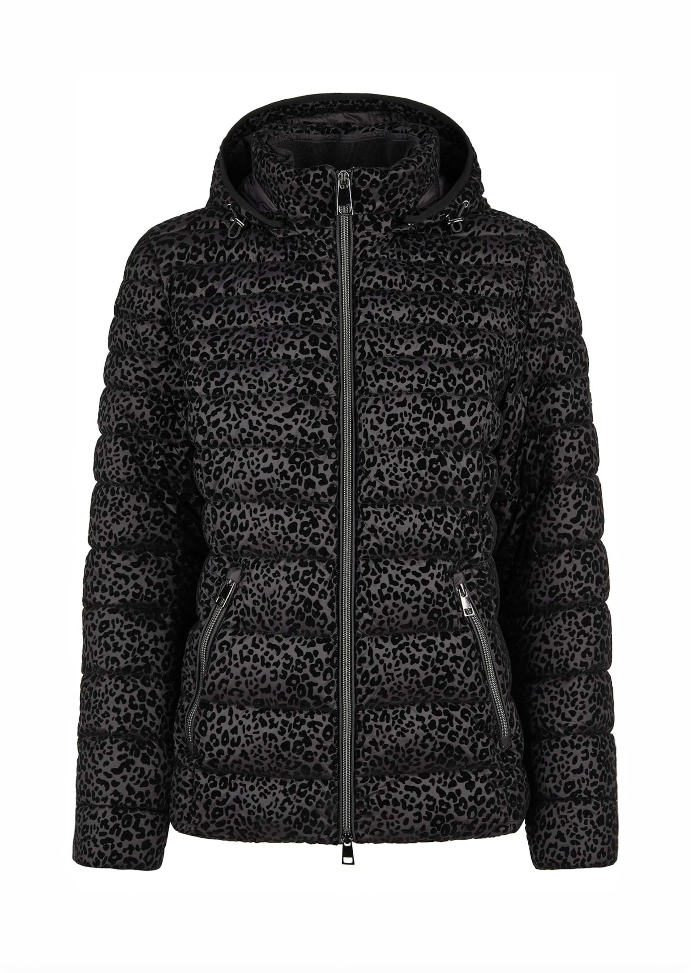 Steppjacke in Animal Print