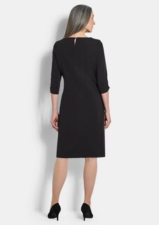 Elegante jurk met aangerimpelde mouwen thumbnail 3