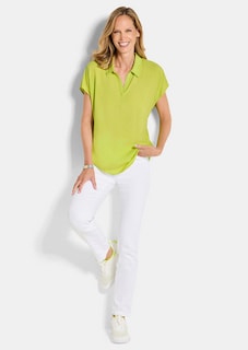 Chemisier avec col chemise ouvert thumbnail 2