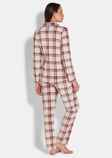 Pyjama van flanel met geruit dessin thumbnail 2