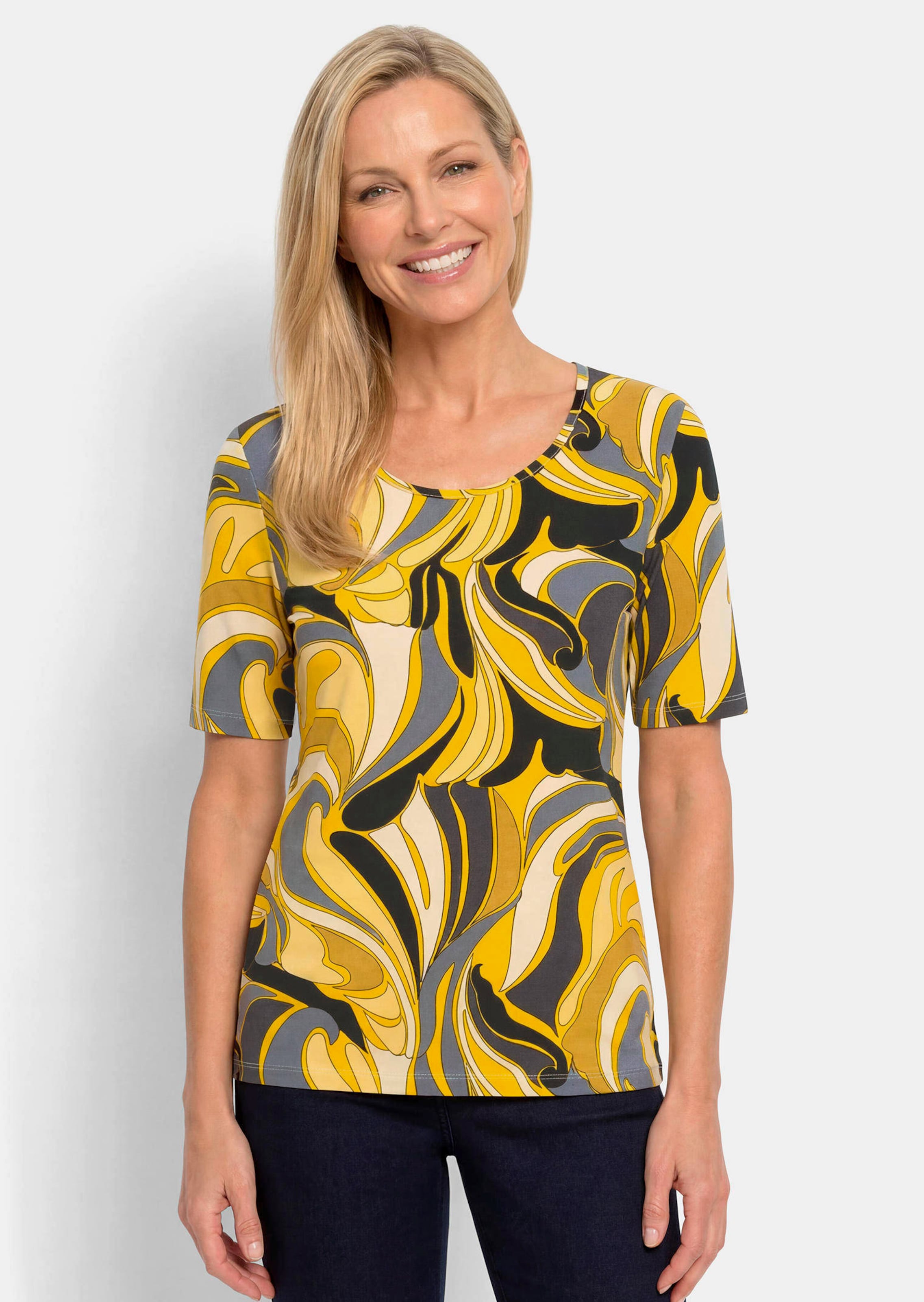 Shirt met mooi ornamentpatroon