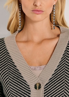 Strickjacke mit Jacquard-Muster thumbnail 6