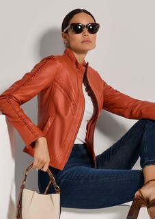 Veste. Cuir nappa d'agneau thumbnail 5